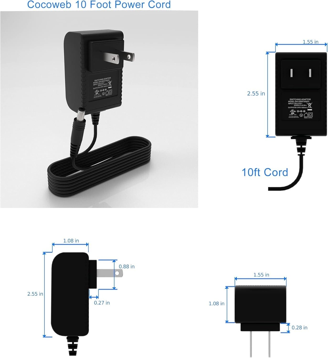12-Inch Slimline Picture Light with Toggle Switch - Warm White LED Illumination