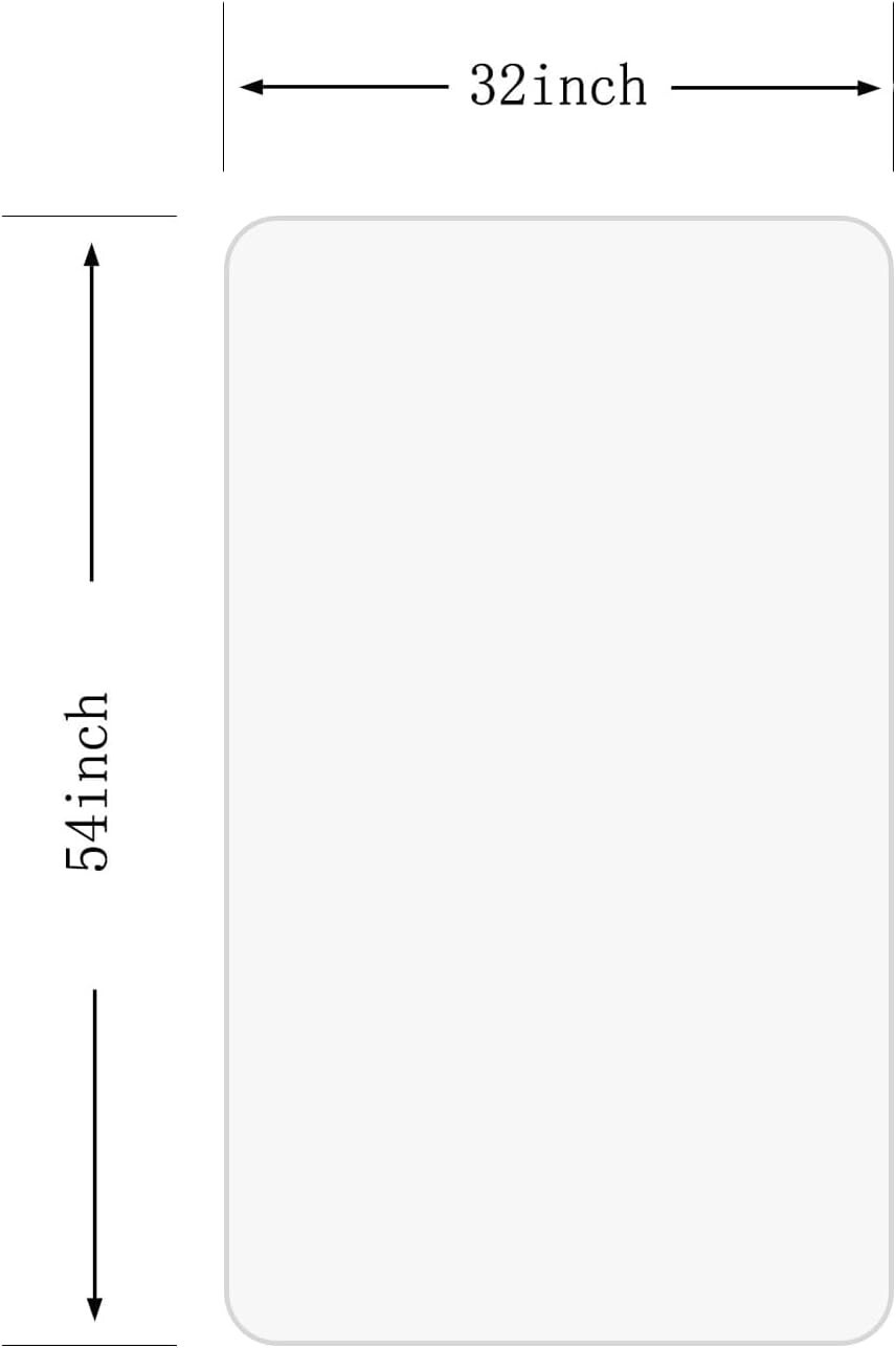Versatile Crystal Clear Chair Mat for Carpet and Hard Floors - 1/5" Thickness