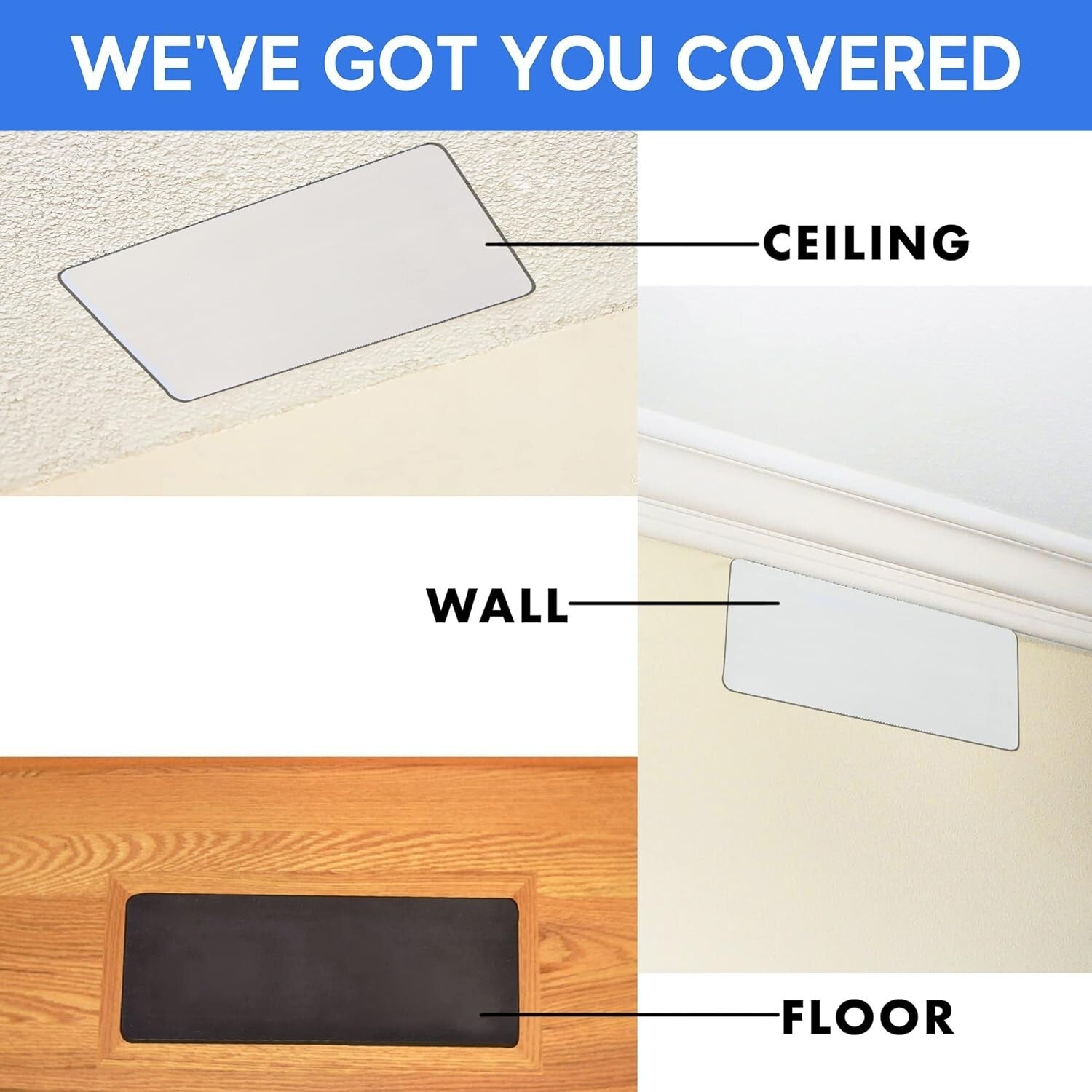 Brown Magnetic Vent Covers Set - Ideal for Floor, Wall, and Ceiling Vents 2-Pack