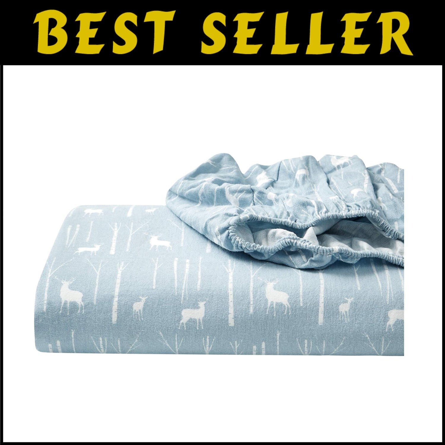 Deep Pocket King Sheet Set in Birch Forest - Extra Soft Cotton Flannel