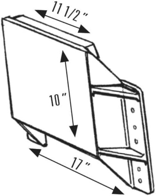 Upgrade Your Boating: Clamp Style 35 HP Outboard Motor Jack Plate - 4" Height