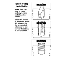 Load image into Gallery viewer, Durable Threaded Inserts - 3/8-16 Internal, 9/16-12 External - Easy Installation