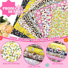 Load image into Gallery viewer, Multicolor 10x10 Inch Cotton Fabric Squares - Perfect for Quilting and Crafts