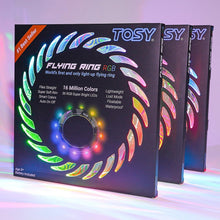 Load image into Gallery viewer, Safe Soft Rim Flying Ring - Auto Light Up with 4000 Throws, Ideal for Family Fun