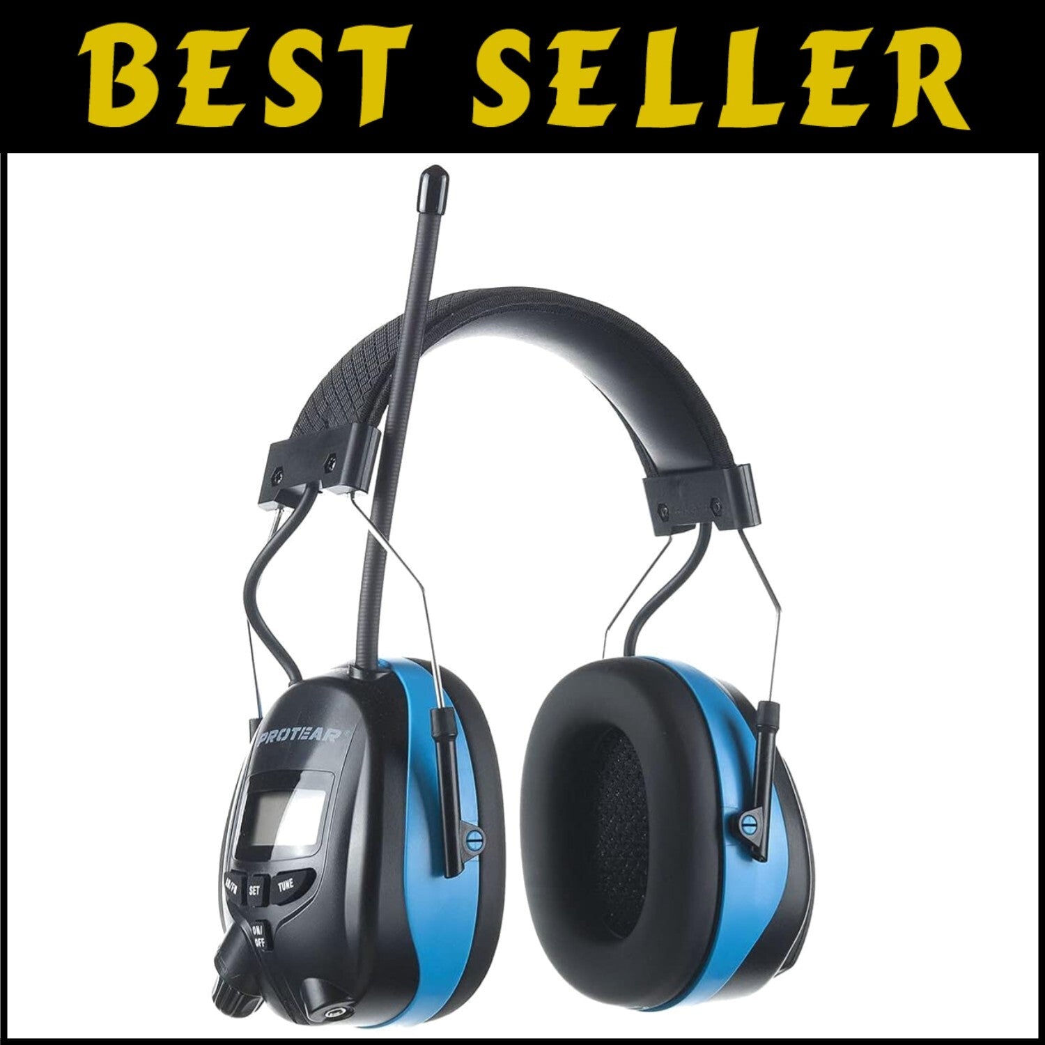 Noise Reduction Ear Muffs with Digital Radio - Ideal for Work & Outdoor Use