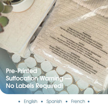 Load image into Gallery viewer, 200 Count 20" x 24" Clear Poly Bags with Suffocation Warning for Safe Packaging