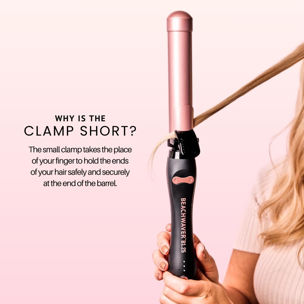 Beachwaver Co. S.75 Curling Iron - .75" Ceramic Barrel for Effortless Waves