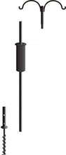 Load image into Gallery viewer, Squirrel-Proof 2 Arm Bird Feeder Pole Set with Durable Baffle &amp; Ground Twister