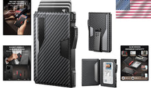 Load image into Gallery viewer, Durable Leather Wallet for Men: RFID, Money Clip &amp; Gift Box - Minimalist Style