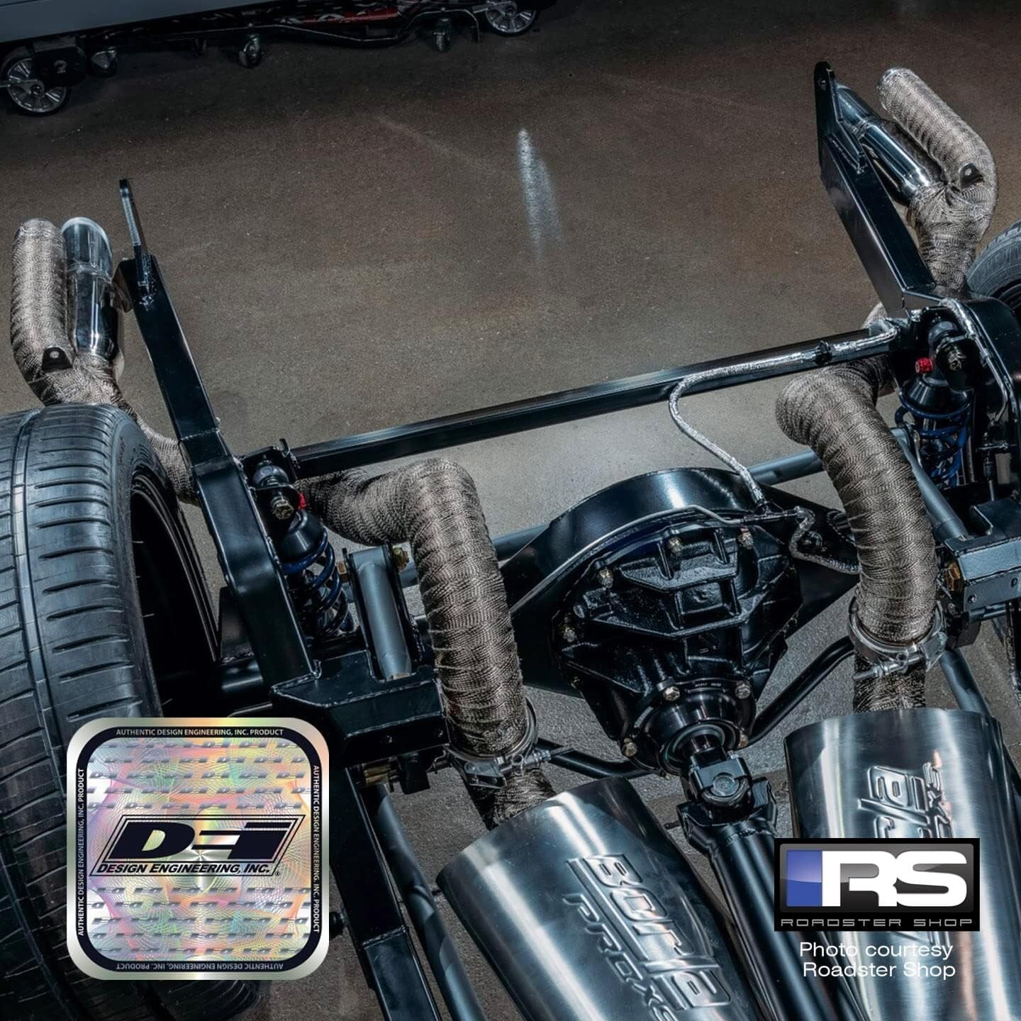 Pliable 50' Titanium Exhaust Wrap - Reduces Temperatures & Enhances Horsepower