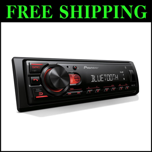 Mechless 50W Bluetooth Car Stereo with Hands-Free Calling & USB Media Options