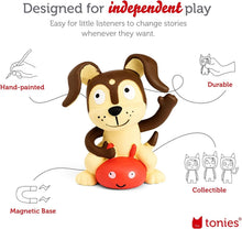 Load image into Gallery viewer, Interactive Light Blue Toniebox with Charging Station and Favorite Characters