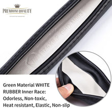 Load image into Gallery viewer, 15.5-Inch Black Leather Steering Wheel Cover – Protect &amp; Enhance Driving Comfort