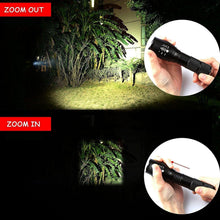 Load image into Gallery viewer, High Lumens Tactical Flashlights - 5 Modes, Waterproof, Adjustable Focus