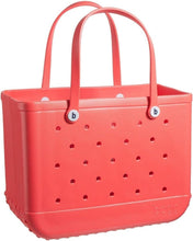 Load image into Gallery viewer, Coral Me Mine 19" Durable Women's Tote: Includes Clear Insert Bags &amp; Easy Clean