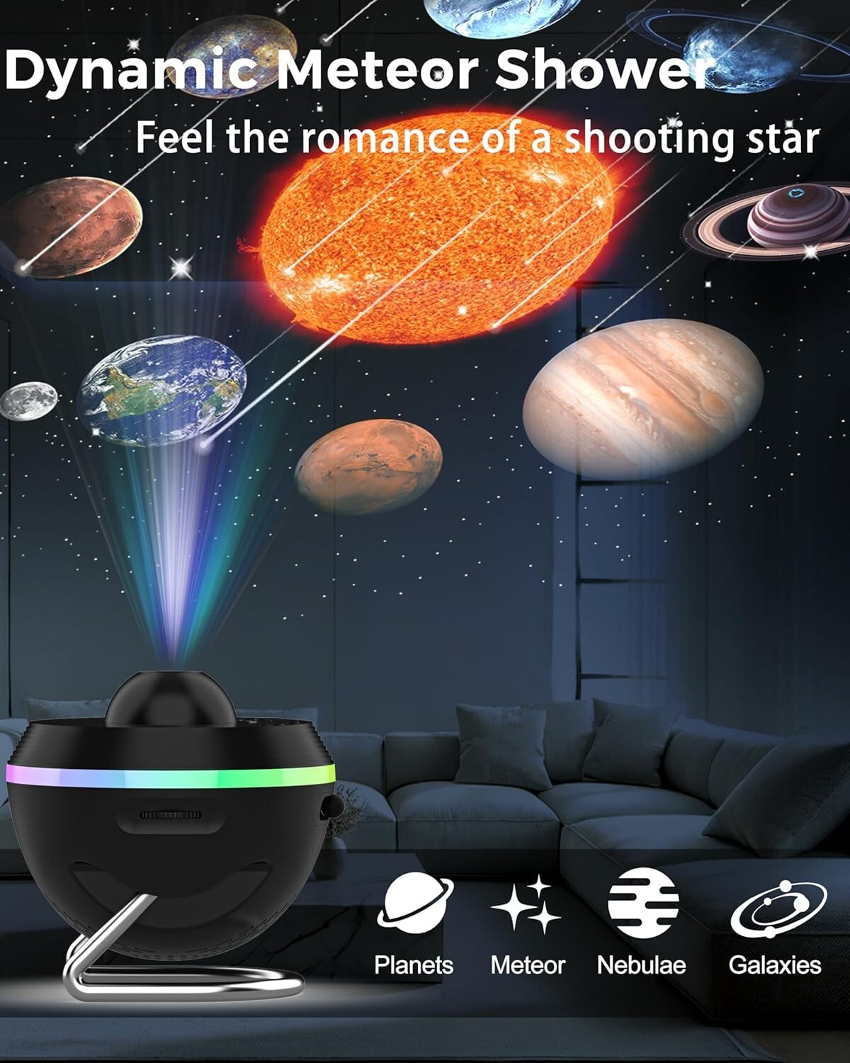 Galaxy Projector - 13-in-1 Planetarium Star Projector for Enchanting Bedrooms