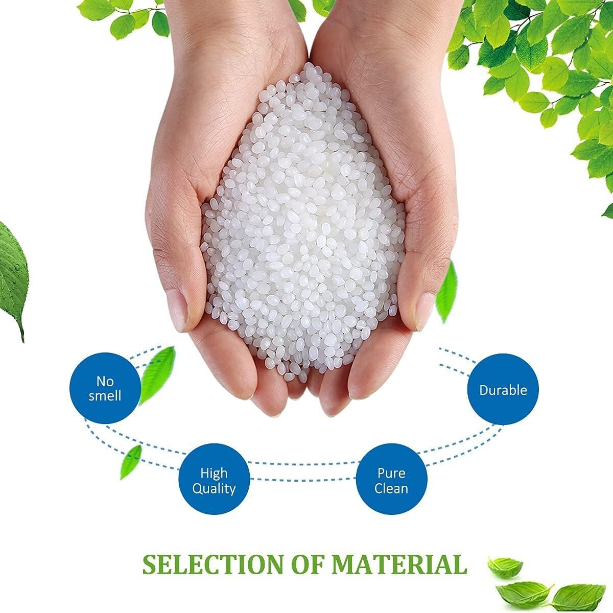 1200 Count Medium Trash Bags, 8 Gallon Clear Bin Liners for Everyday Cleanup