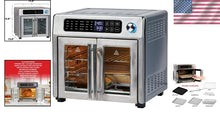 Load image into Gallery viewer, 26 QT Stainless Steel Air Fryer &amp; Multi-Cooker with Touchscreen Controls