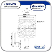 Load image into Gallery viewer, Versatile 16W Condenser/Evaporator Motor - 115V, Lightweight Copper Construction