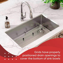Load image into Gallery viewer, 28" Stainless Sink Protectors with Non-Slip Bumper Pads - Easy to Clean Design