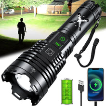 Load image into Gallery viewer, Tactical LED Flashlight 5200 Lumens - Multi-Mode Brightness &amp; Water Resistant