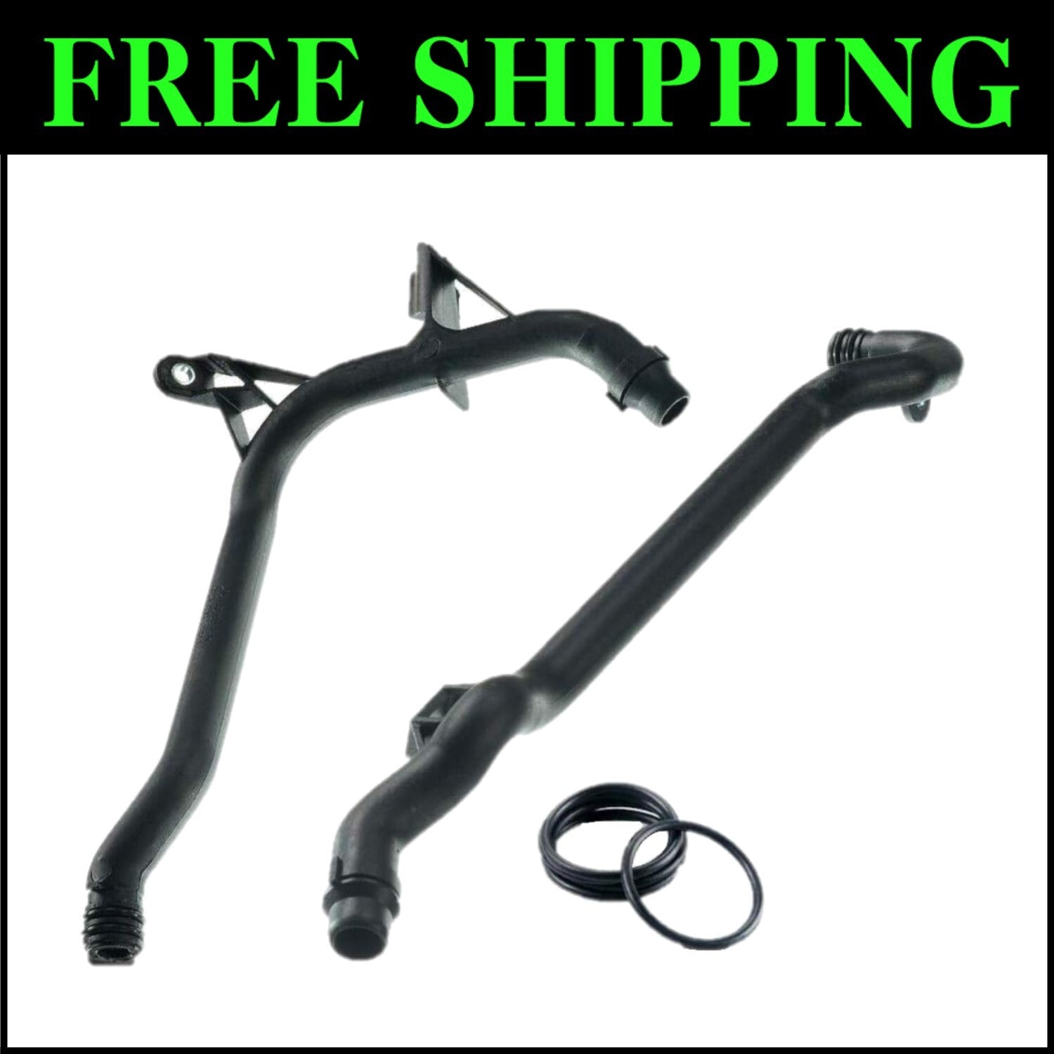 Premium Engine Inlet & Coolant Pipe Pair with O-Rings for BMW 320i/330i Series