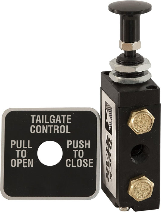 Compact 4-Way Pneumatic Control Valve - Ideal for Air Compression & Tailgates