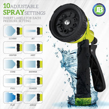 Load image into Gallery viewer, Lightweight 150ft Expandable Garden Hose with Brass Connectors &amp; Spray Nozzle