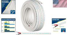 Load image into Gallery viewer, 14 Gauge AWG Marine Wire - 50 Ft Oxygen-Free Copper for Waterproof Wiring