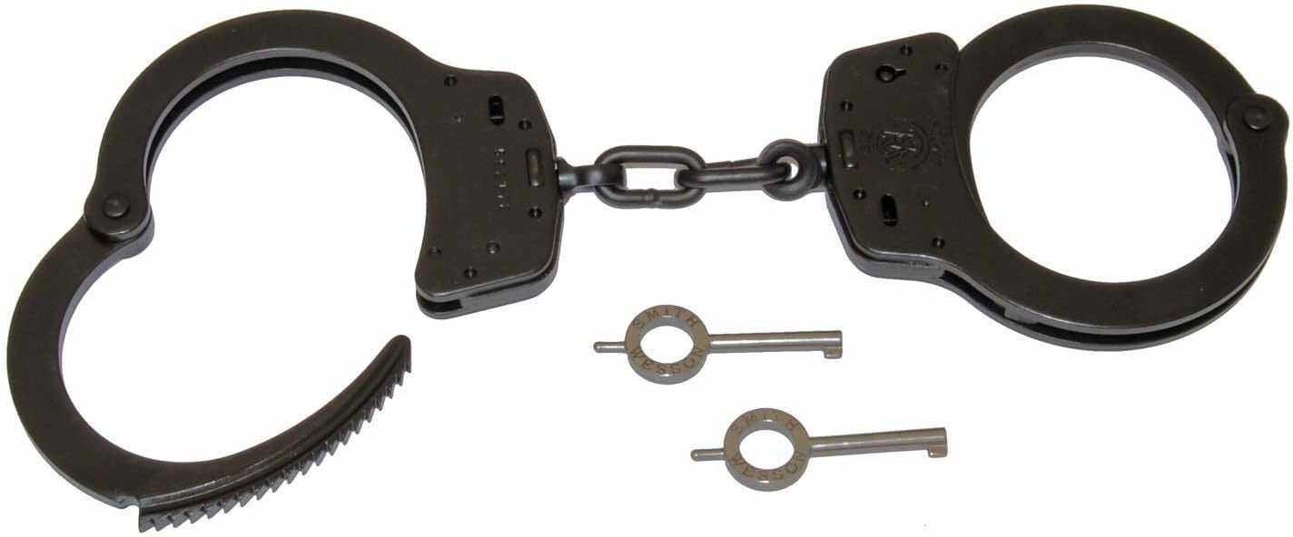 Smith and Wesson Model 100M Melonite Finish Handcuffs with Double Lock System