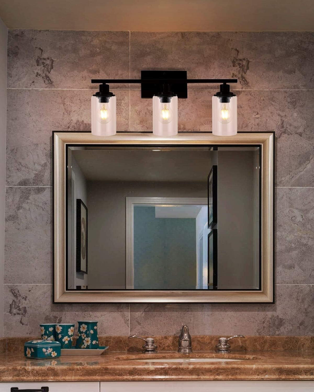 High Light Transmission Clear Glass Lamp Shade Set - Perfect for Chandeliers