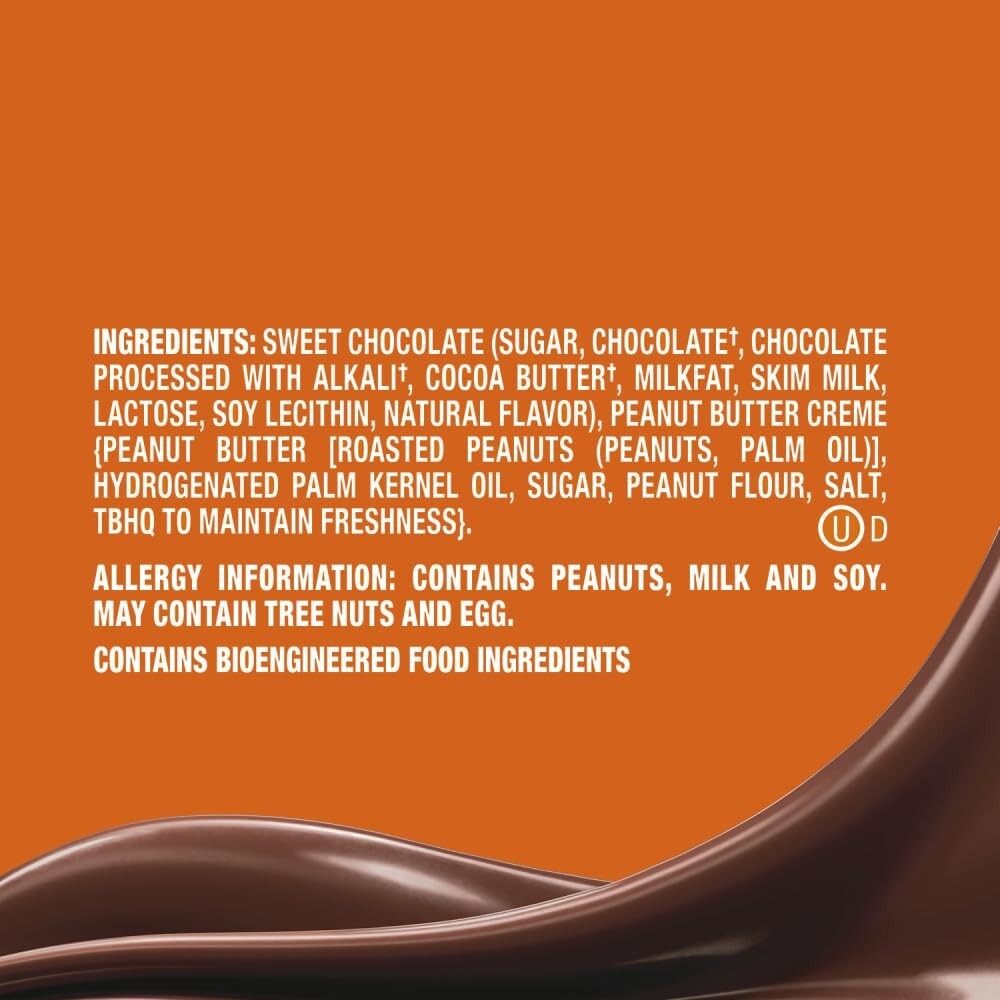 8-Pack PROMISES Dark Chocolate & Peanut Butter - Special Message Candy for Moms