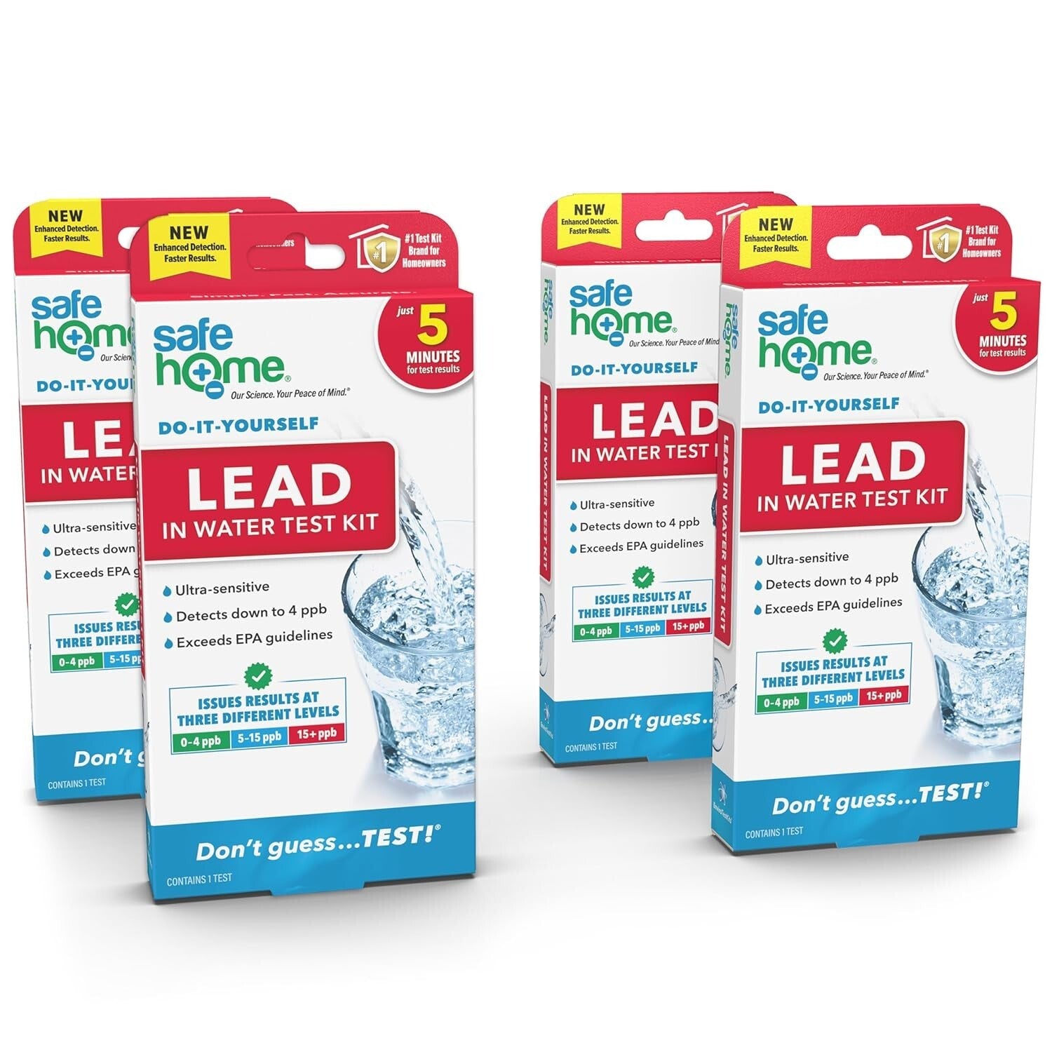 Quick 5-Minute Lead Test Kit - Independently Certified for Safe Drinking Water