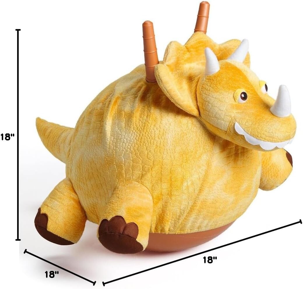 Durable 17" Hop Ball for Kids - Makes Exercise Enjoyable for Ages 3-6