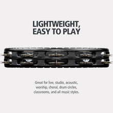 Load image into Gallery viewer, Traditional Handheld Tambourine - Ergonomic Black Frame, Built for All Musicians