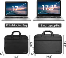 Load image into Gallery viewer, Professional 18-Inch Expandable Laptop Case - Water-Resistant, Multi-Pocketed