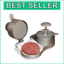 Load image into Gallery viewer, Heavy-Duty Burger Press with Spring Ejector - Make 4.5" Patties Effortlessly