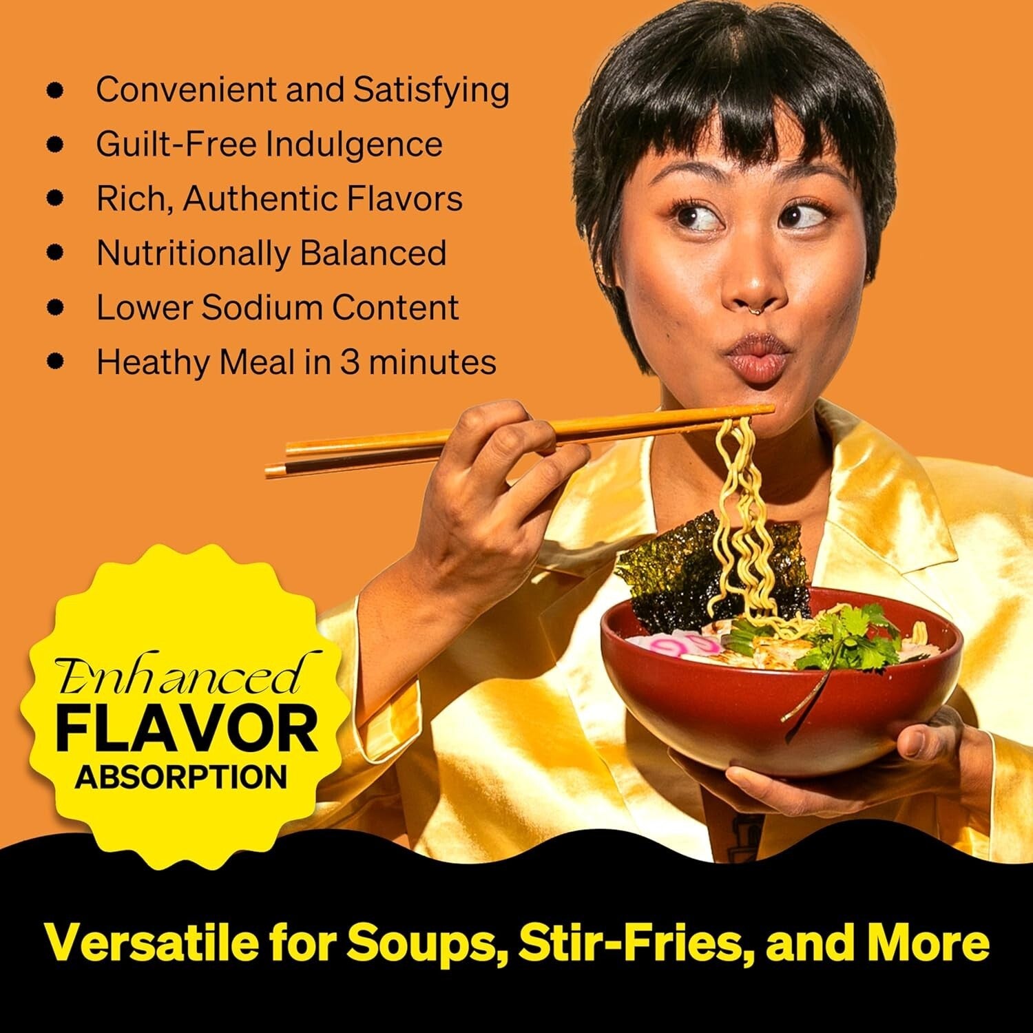 Bold Flavors Ramen Pack: Spicy Beef, Black Garlic Chicken & Tom Yum Shrimp