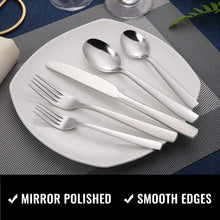 Load image into Gallery viewer, Complete 72-Piece Flatware Set for 12 - Dishwasher Safe &amp; Corrosion Resistant