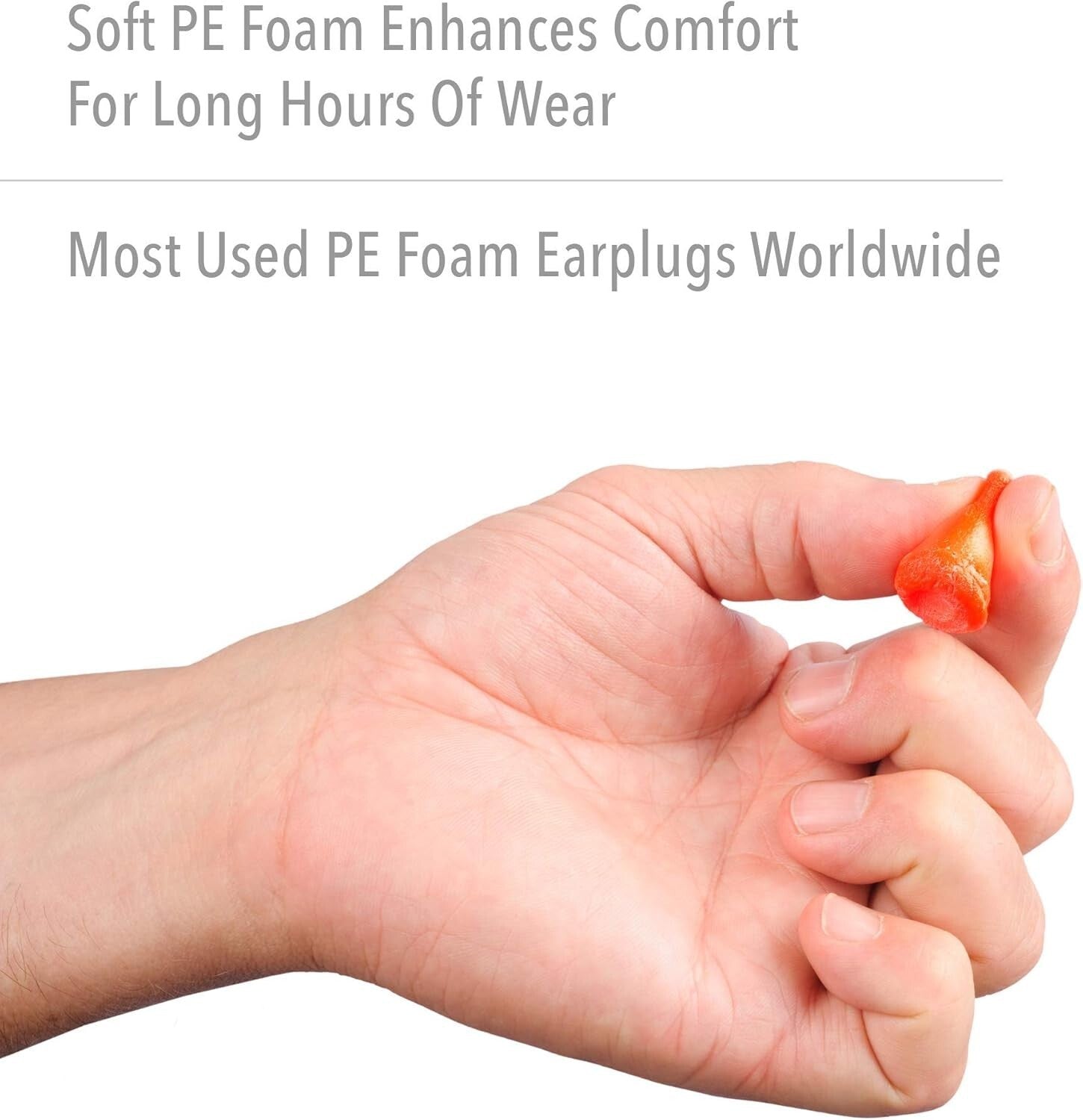 Honeywell Disposable Earplugs - 200 Pairs with Maximum Noise Reduction - Orange