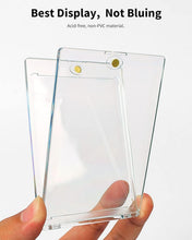 Load image into Gallery viewer, High-Clear Magnetic Trading Card Protectors - 20 Acrylic Cases with Gold Magnet