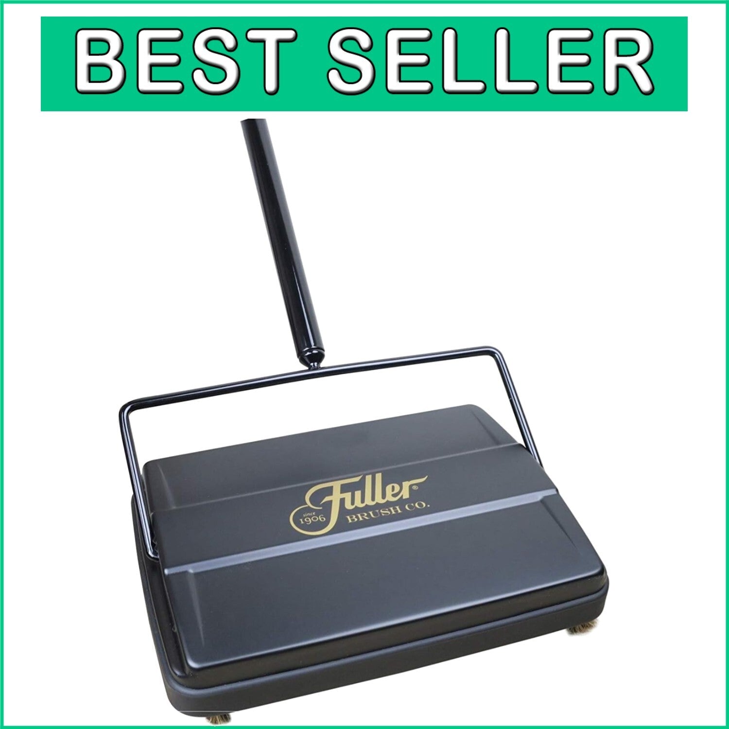 Compact 9" Electrostatic Carpet & Floor Sweeper - Effortless Cleaning Anytime