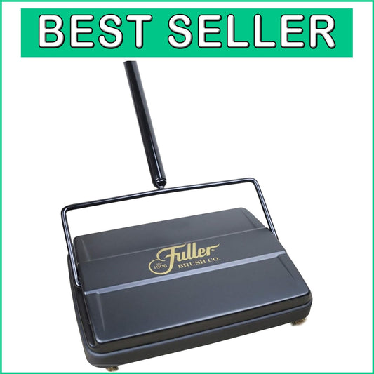 Compact 9" Electrostatic Carpet & Floor Sweeper - Effortless Cleaning Anytime