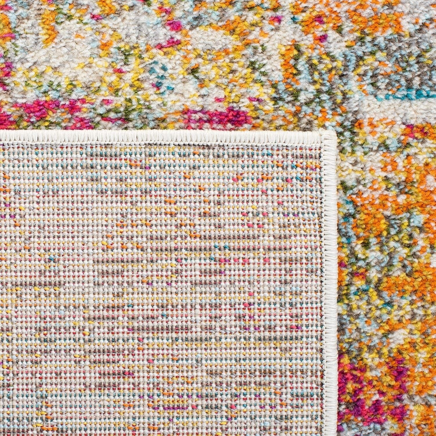 Kid & Pet-Friendly 9' x 12' Area Rug - Stain Resistant Modern Abstract Design