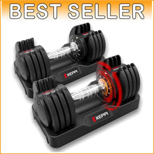 Load image into Gallery viewer, Adjustable 25lb-25lb Dumbbell Set with Anti-Slip Handle for Efficient Workouts