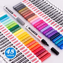 Load image into Gallery viewer, Water-Resistant Oil Paint Markers - Extra Fine Point, 48 Colors for Detail
