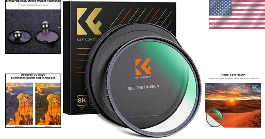 Premium 95mm Waterproof UV Filter with 28 Layer HD Coating - Scratch Resistant