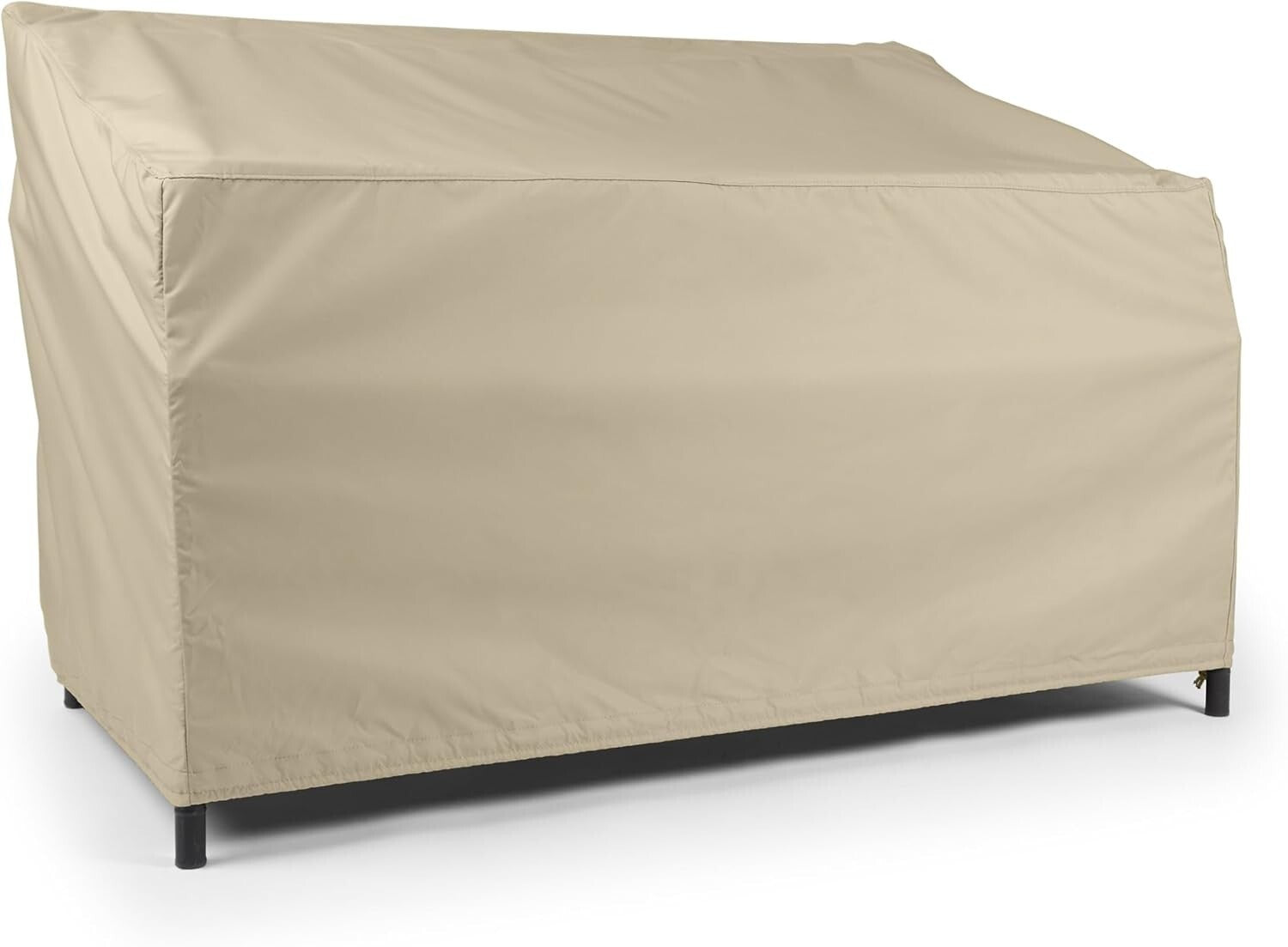 Secure Fit Outdoor Sofa Cover with Elastic Closure - Protects Against Elements