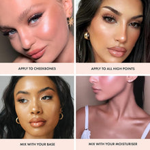 Load image into Gallery viewer, Liquid Highlighter Drops - Radiant Champagne Shimmer for Ethical Makeup Lovers