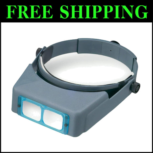 Donegan OptiVISOR Headband Magnifier, 2.25X Optical-Grade Magnification